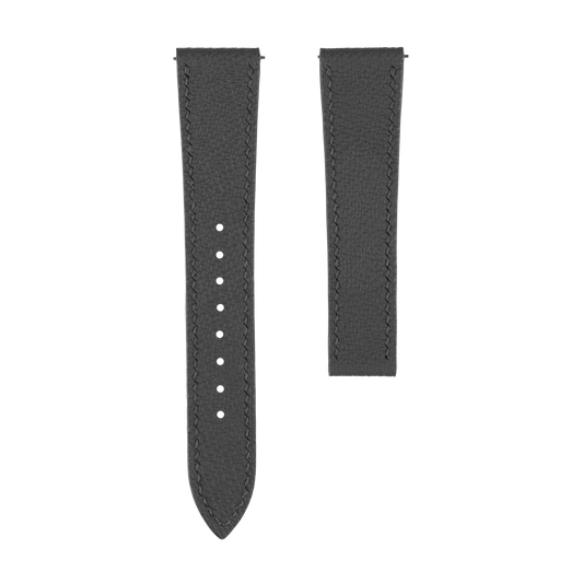 Black Epsom Strap for Omega Deployant Clasps