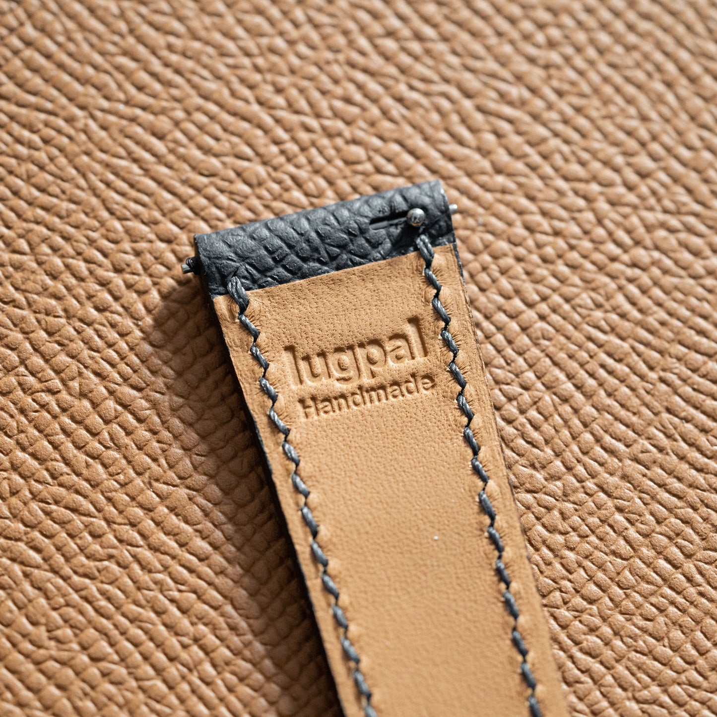 Black Epsom Fixed Length Strap