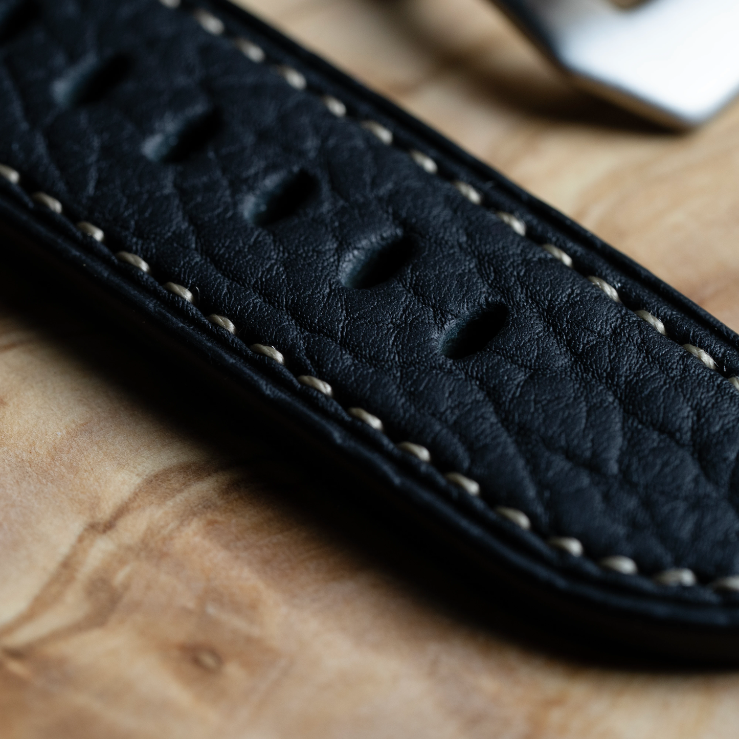 Black Sharkskin Strap