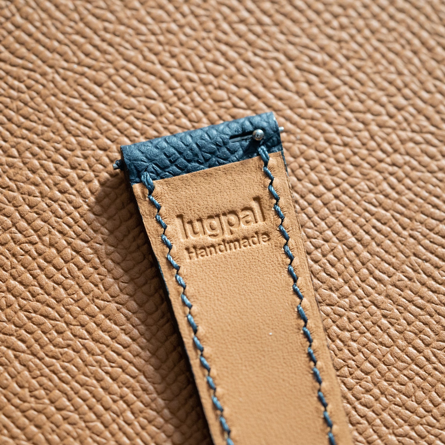 Blue Epsom Strap for Omega Deployant Clasps