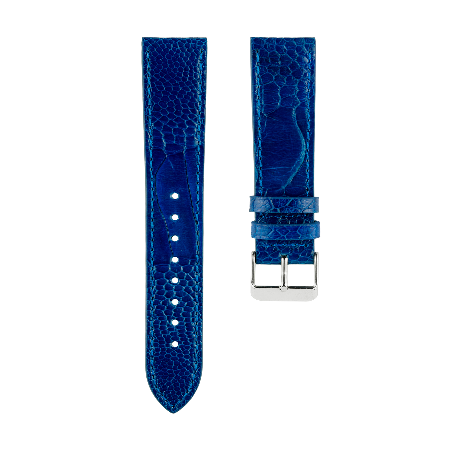 Blue Ostrich Leg Strap