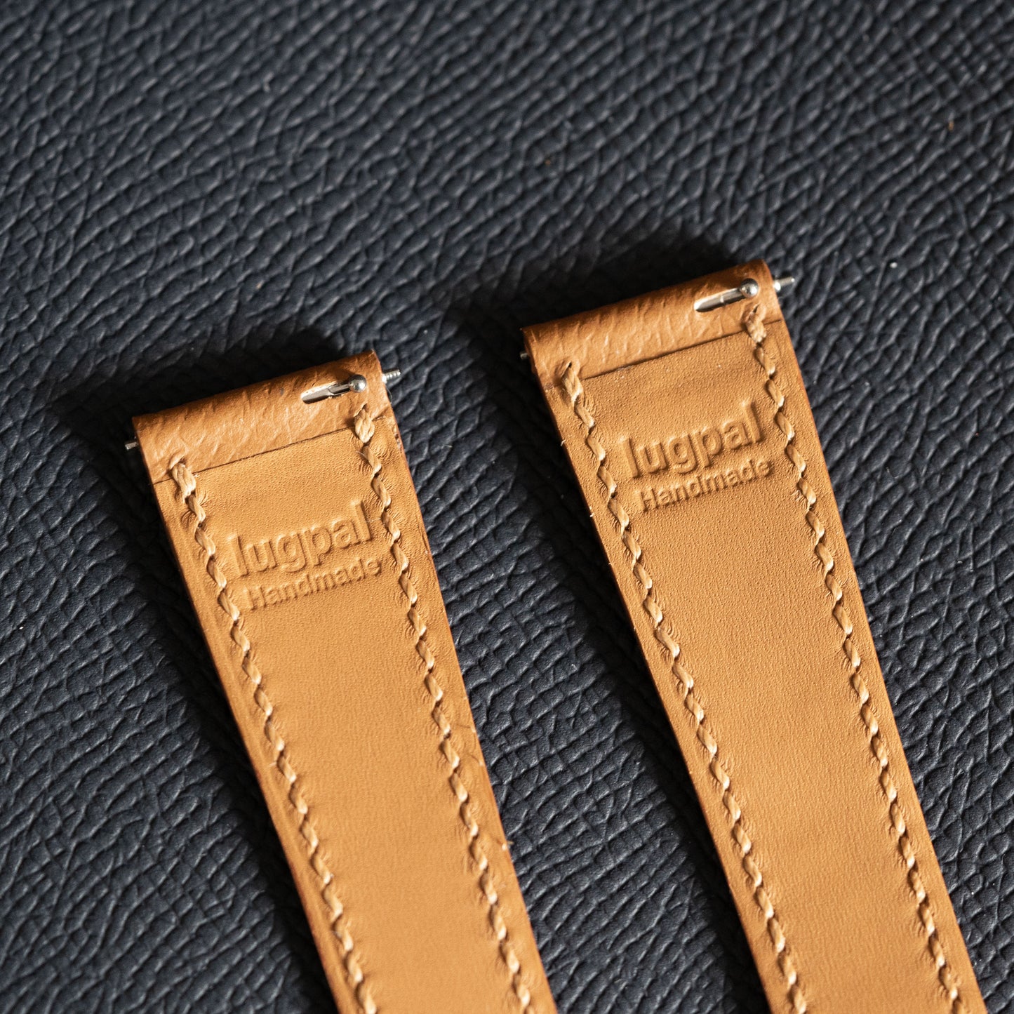 Gold Epsom Double Fold Watch Strap for Cartier Deployant Clasps
