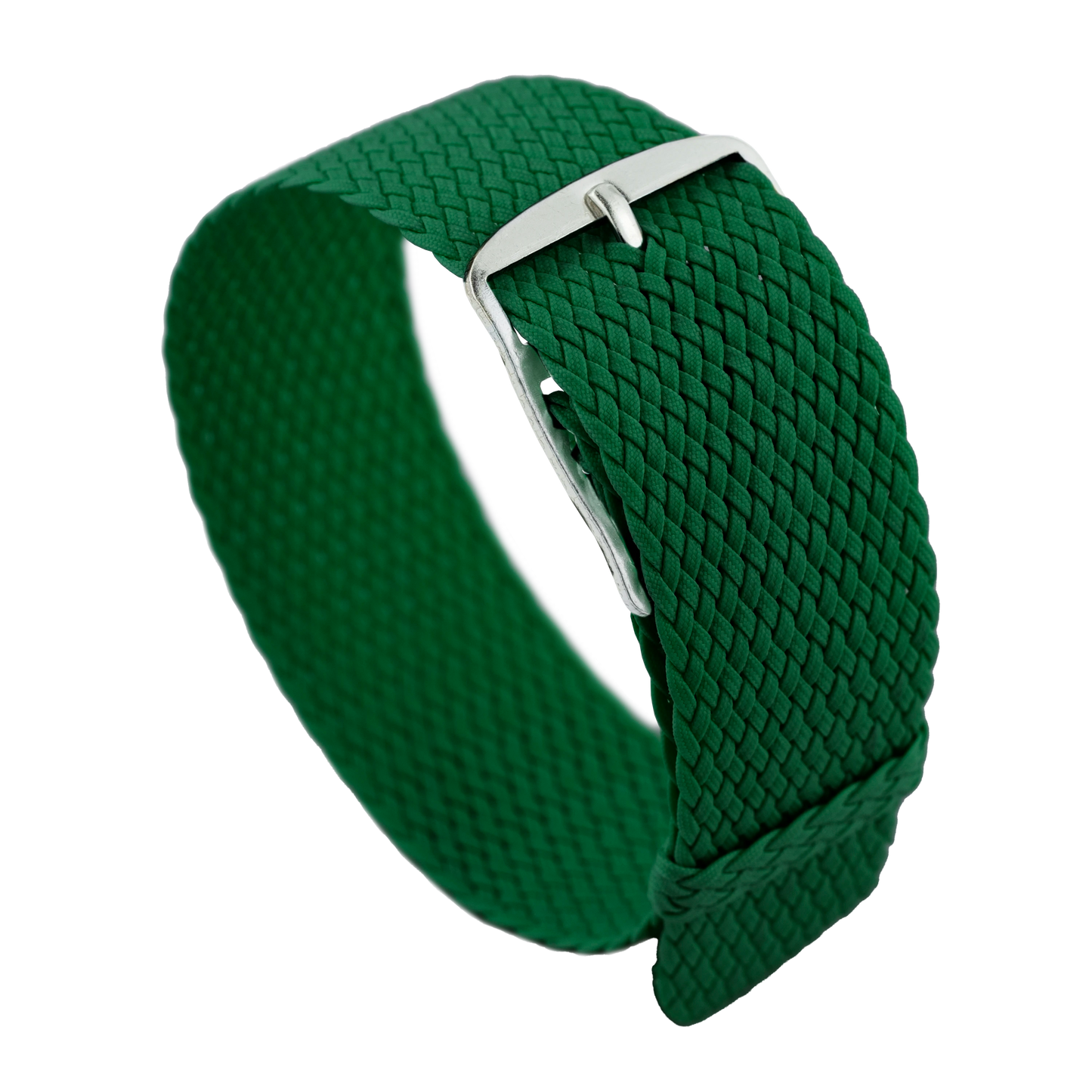 Green Perlon Watch Strap