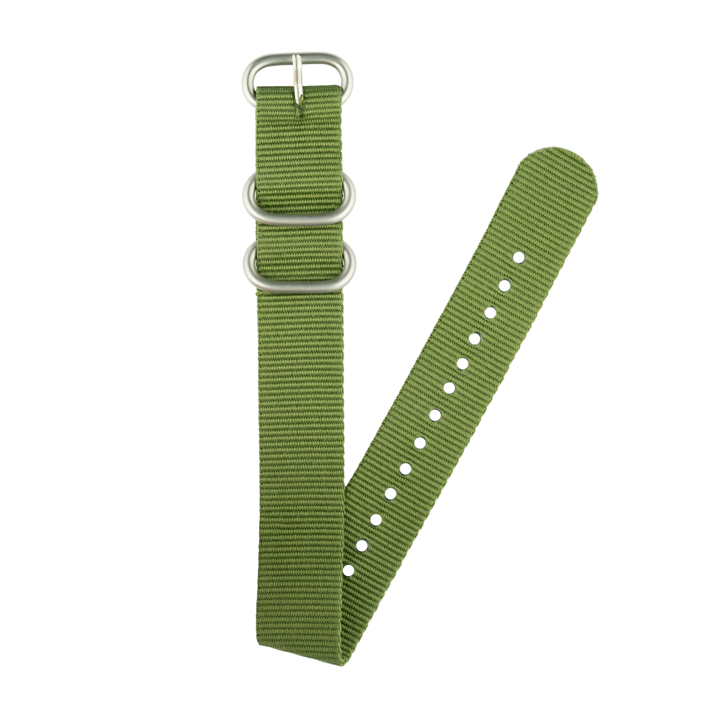 Green Zulu Strap with 3 Rings