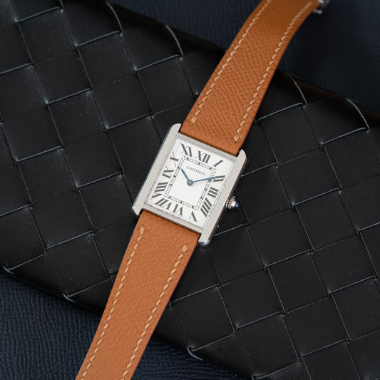 Gold Brown Epsom Fixed Length Strap