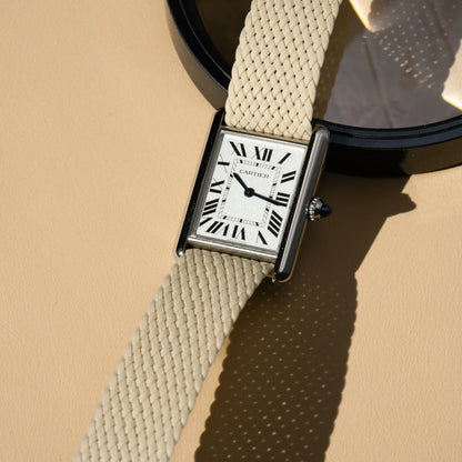 Khaki Perlon Watch Strap