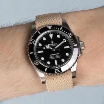 Khaki Perlon Watch Strap