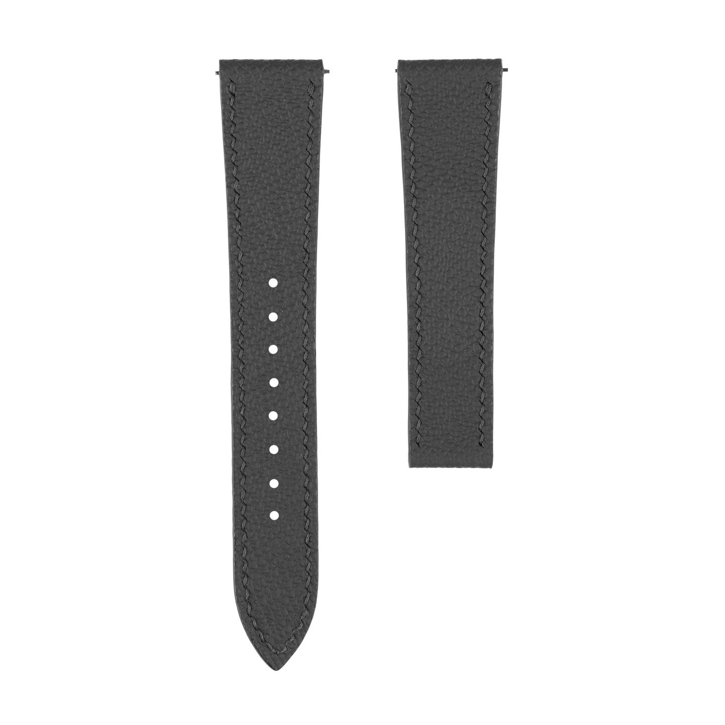 Black Epsom Strap for Omega Deployant Clasps