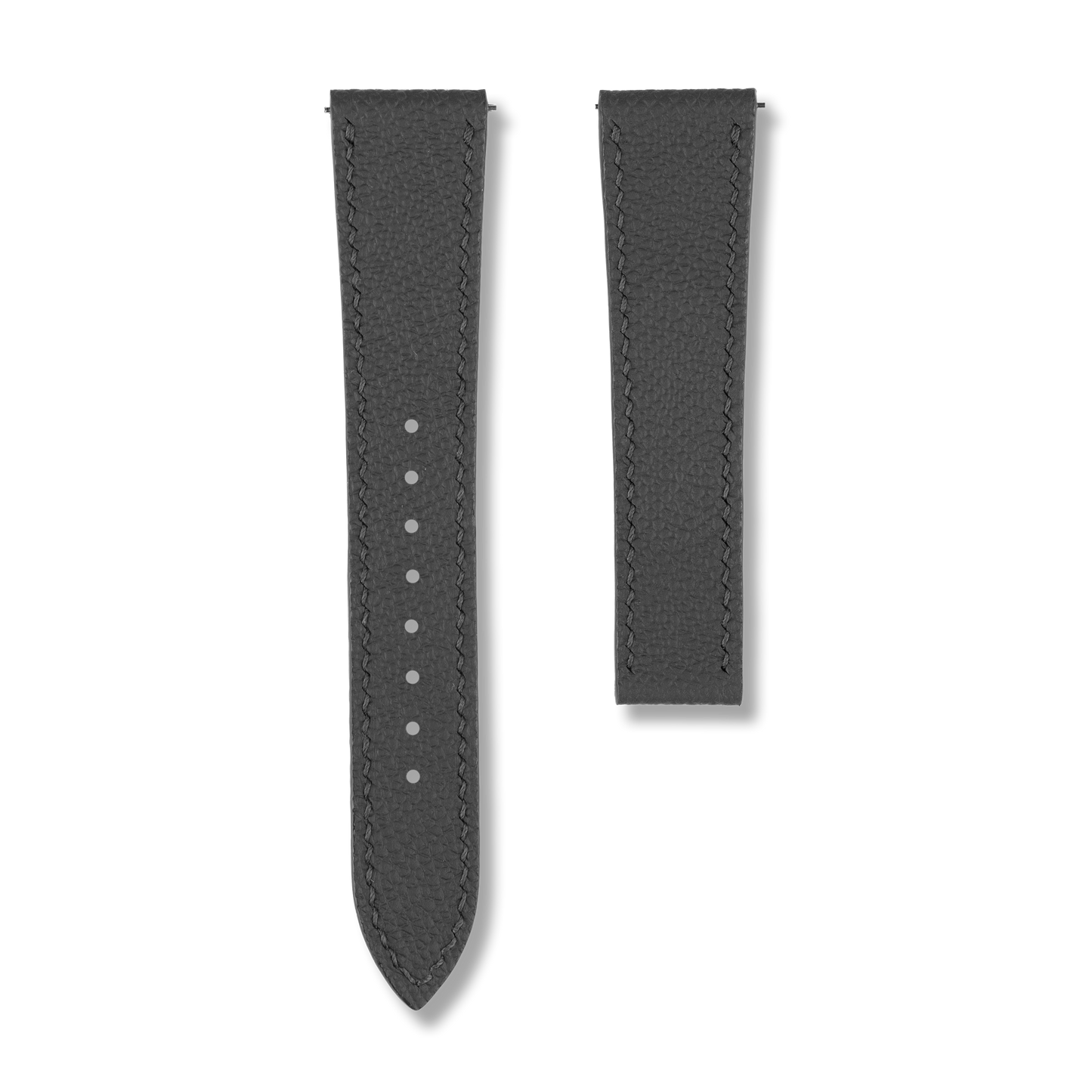 Black Epsom Watch Strap for Cartier Deployment Clasps