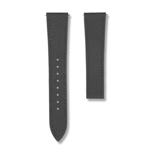 Black Epsom Watch Strap for Cartier Deployment Clasps