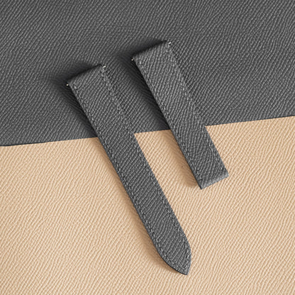 Black Epsom Strap for Tag Heuer Deployant Clasps