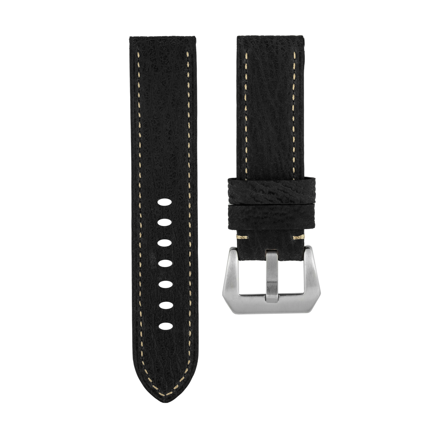 Black Sharkskin Strap