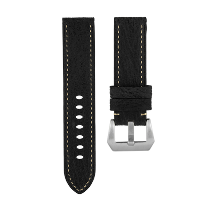 Black Sharkskin Strap