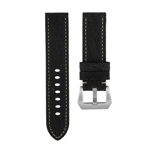 Black Sharkskin Strap