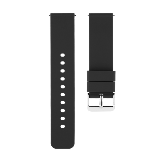Black Silicone Strap