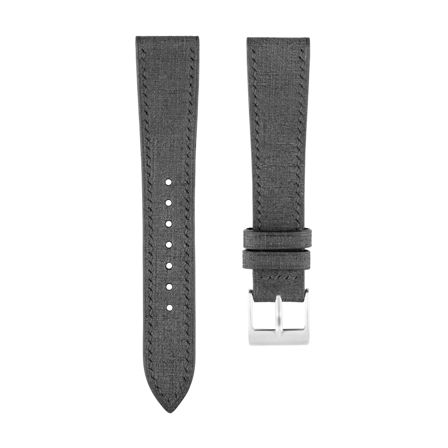 Black Babele Leather Watch Strap