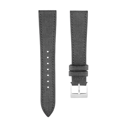 Black Babele Leather Watch Strap