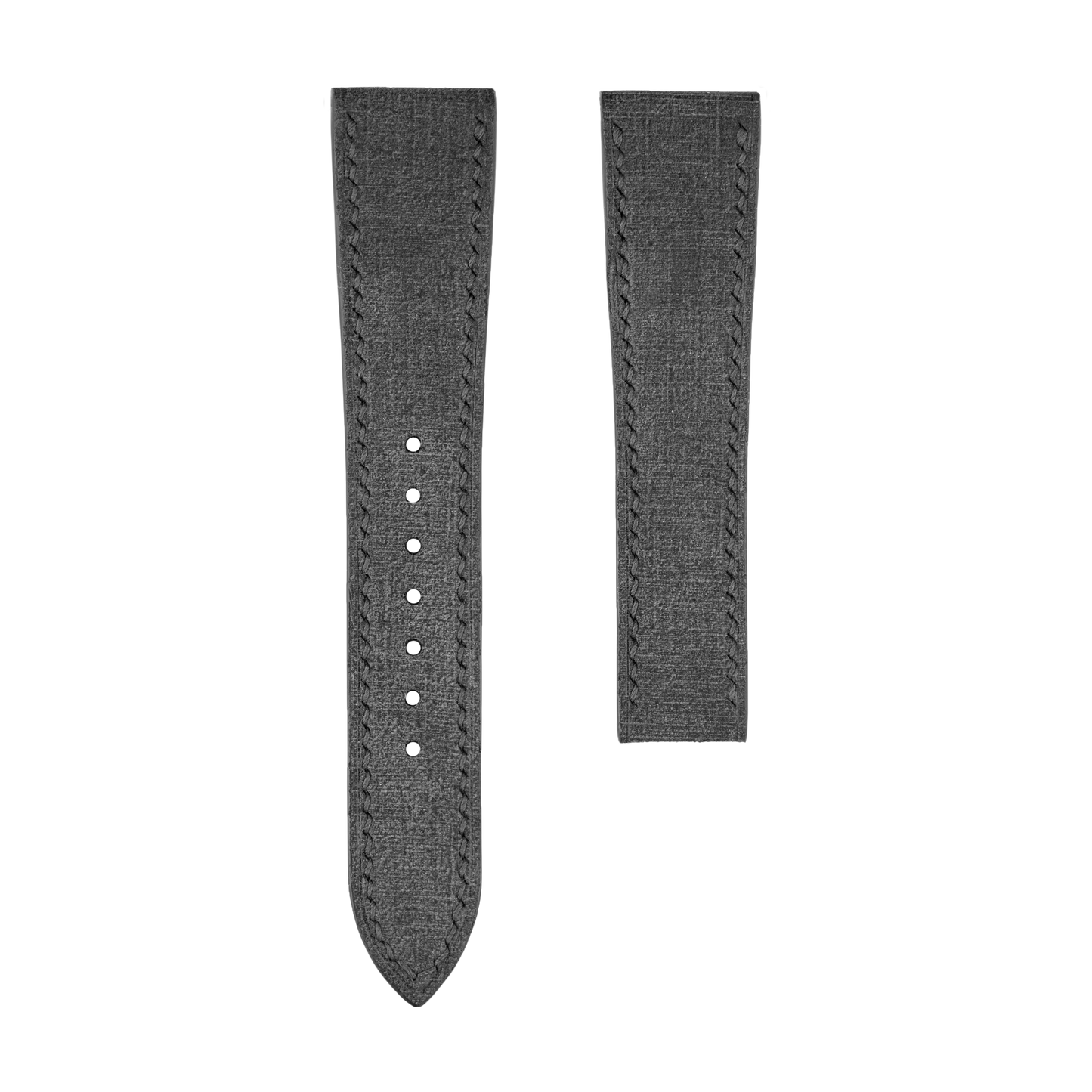 Black Babele Watch Strap for Cartier Deployment Clasps