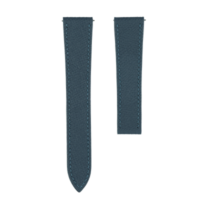 Blue Epsom Strap for Tag Heuer Deployant Clasps