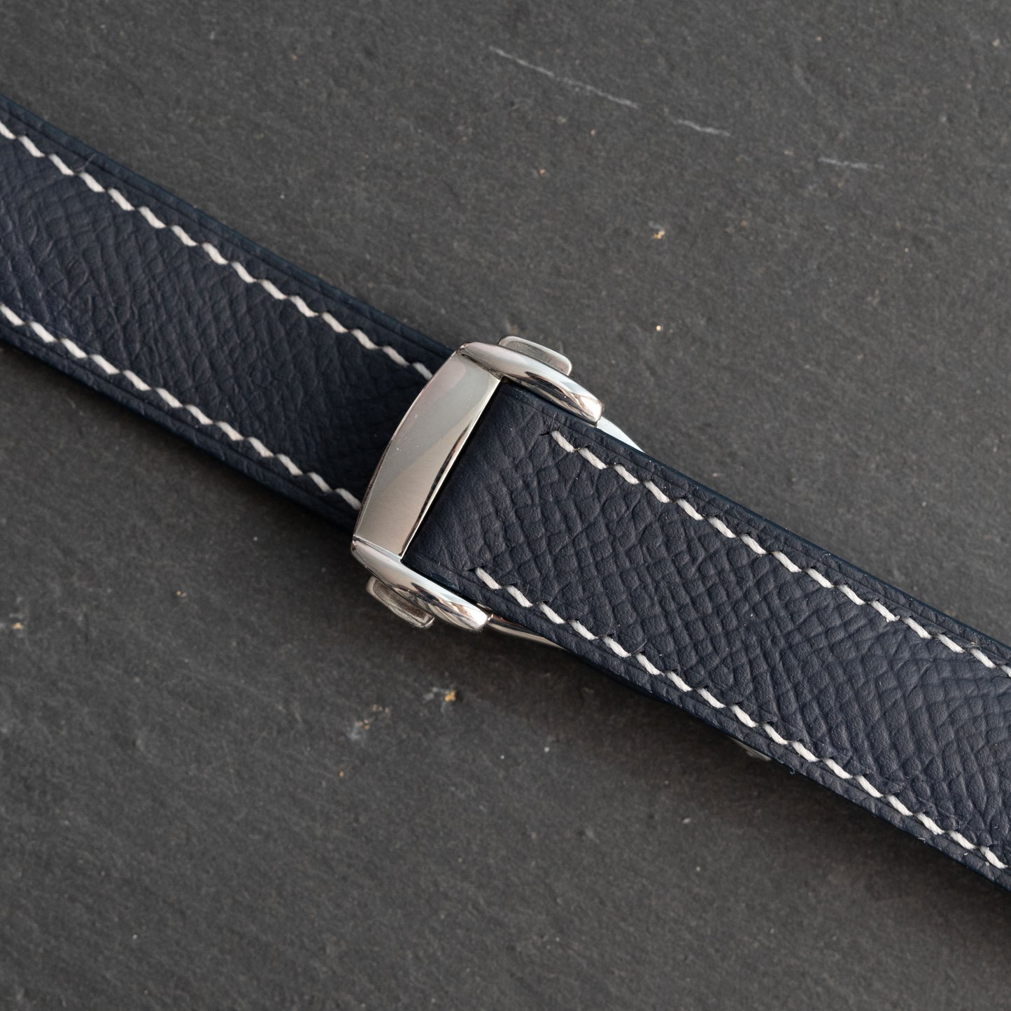 Blue Epsom Strap for Omega Deployant Clasps