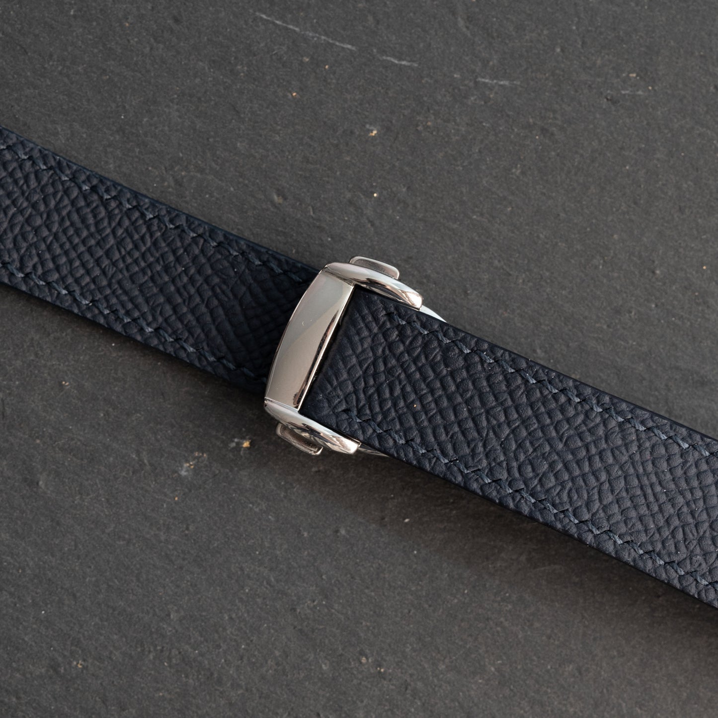 Blue Epsom Strap for Omega Deployant Clasps