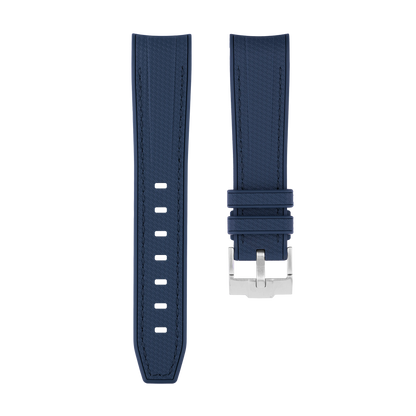 Blue Moonwatch Strap with Blue Stitching