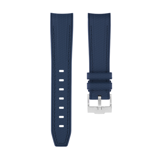 Blue Moonwatch Strap with Blue Stitching