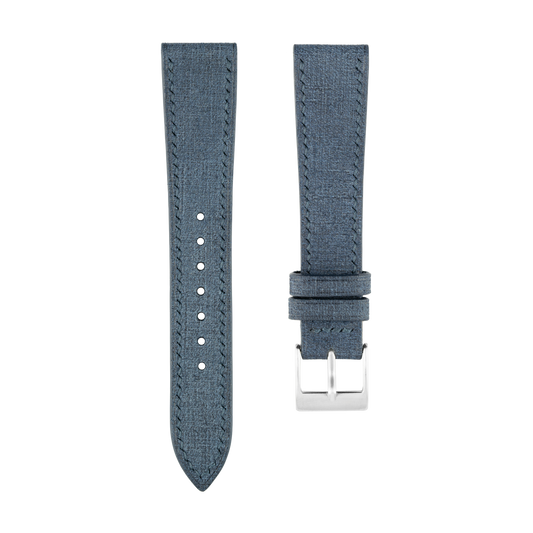 Blue Babele Leather Watch Strap