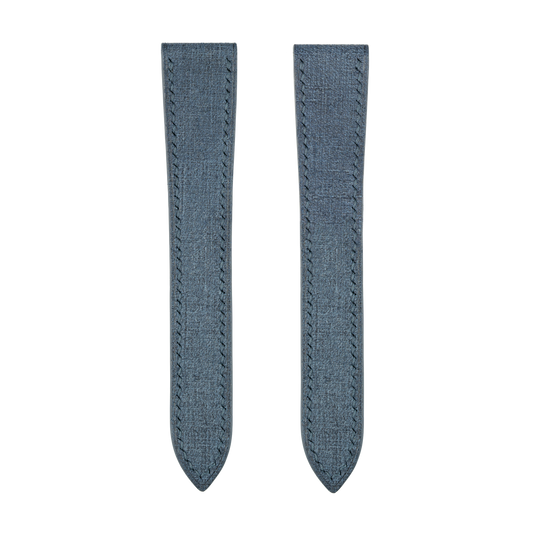 Blue Babele Double Fold Watch Strap for Cartier Deployant Clasps
