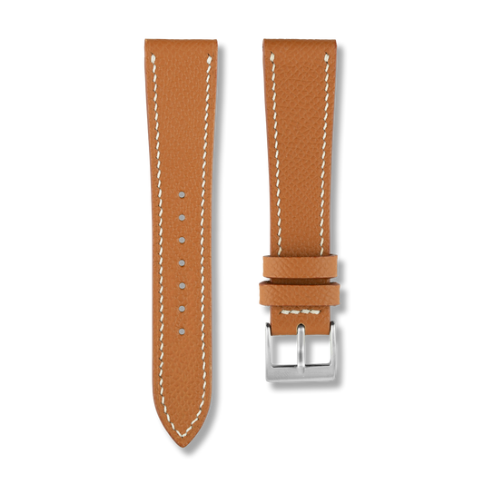 Gold Brown Epsom Watch Strap
