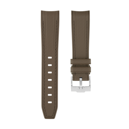 Brown Moonwatch Strap with Brown Stitching