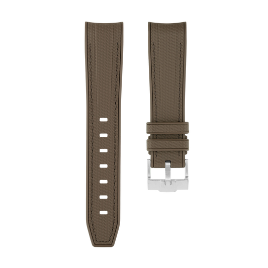 Brown Moonwatch Strap with Brown Stitching