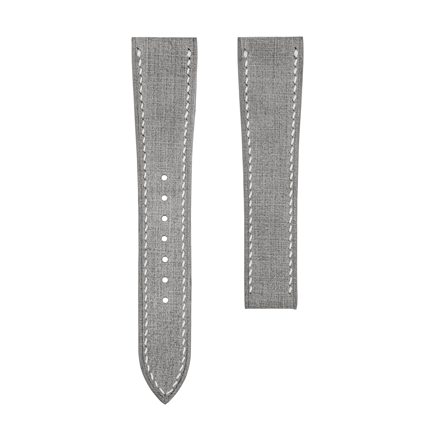 Gray Babele Strap for Omega Deployant Clasps