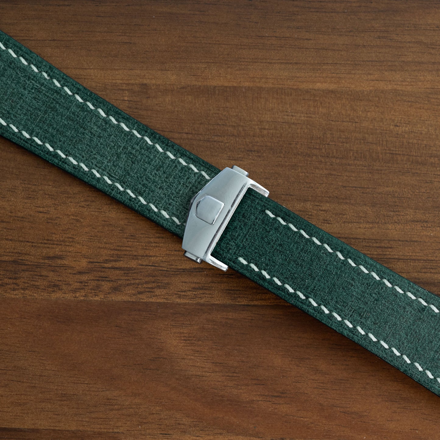 Green Babele Strap for Tag Heuer Deployant Clasps