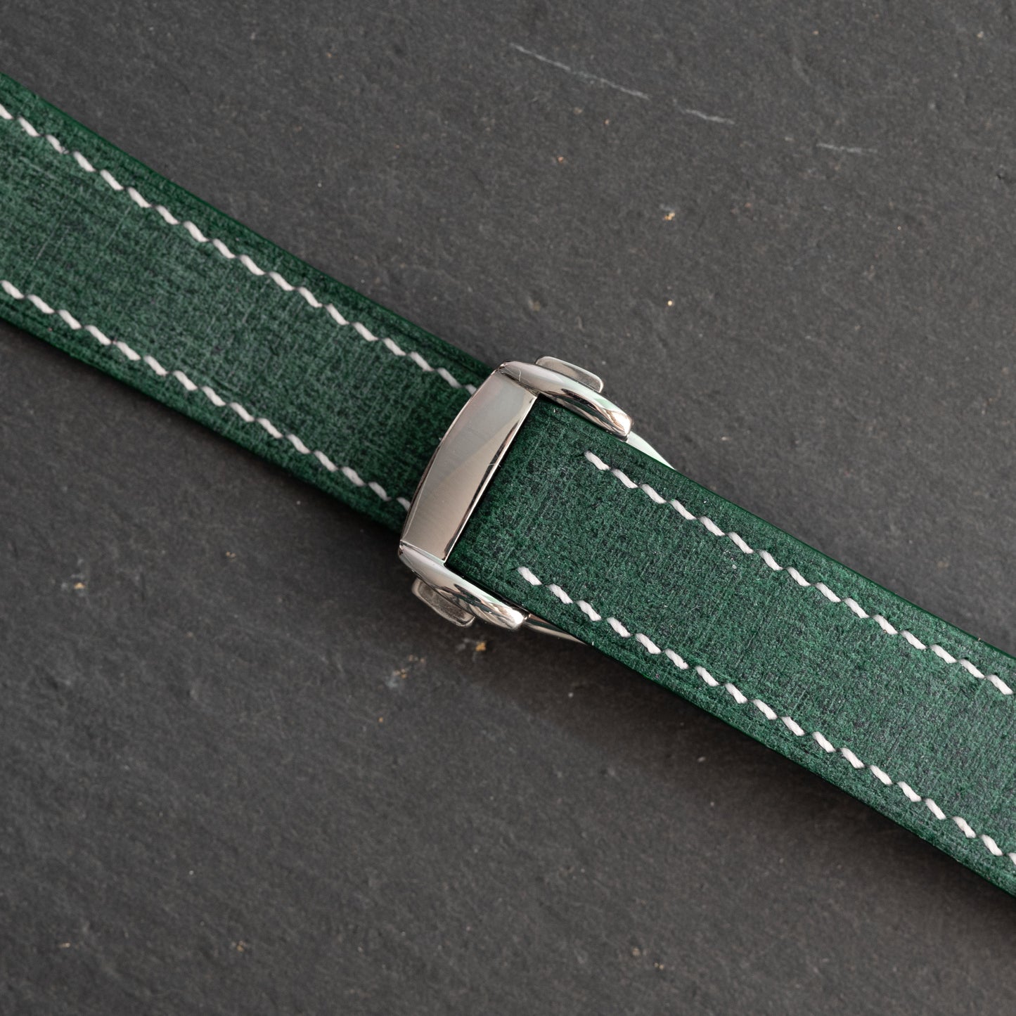 Green Babele Strap for Omega Deployant Clasps
