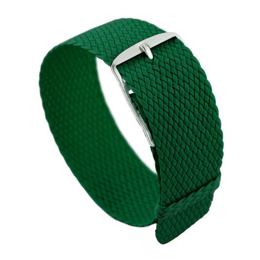 Green Perlon Watch Strap