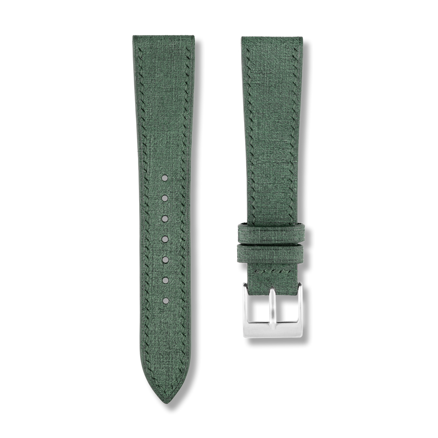 Green Babele Leather Watch Strap