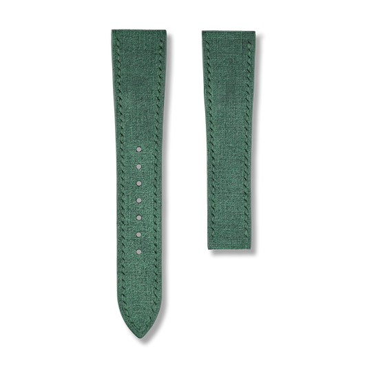 Green Babele Watch Strap for Cartier Deployment Clasps