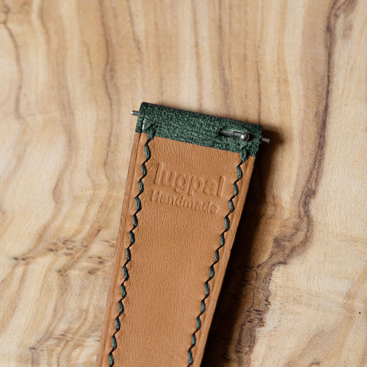 Green Babele Strap for Tag Heuer Deployant Clasps