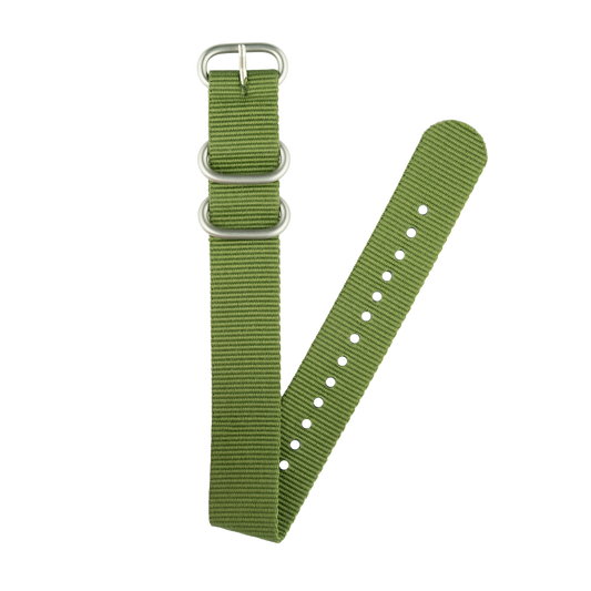 Green Zulu Strap with 3 Rings
