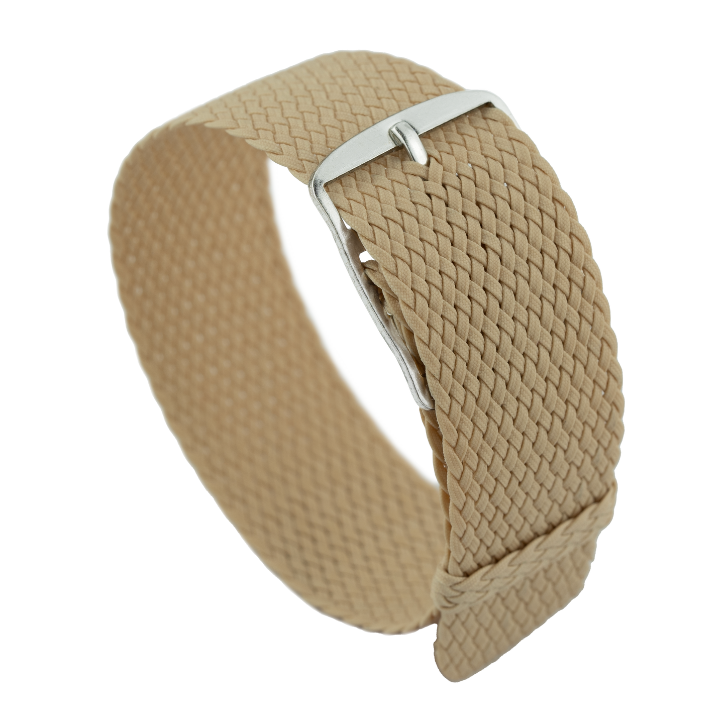 Khaki Perlon Watch Strap