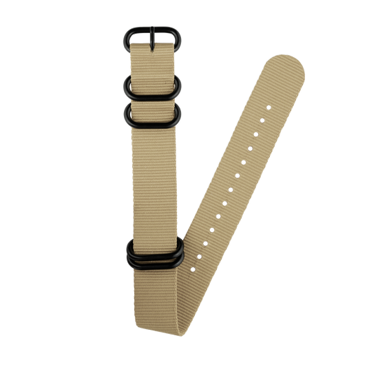 Khaki Zulu Strap with PVD Hardware