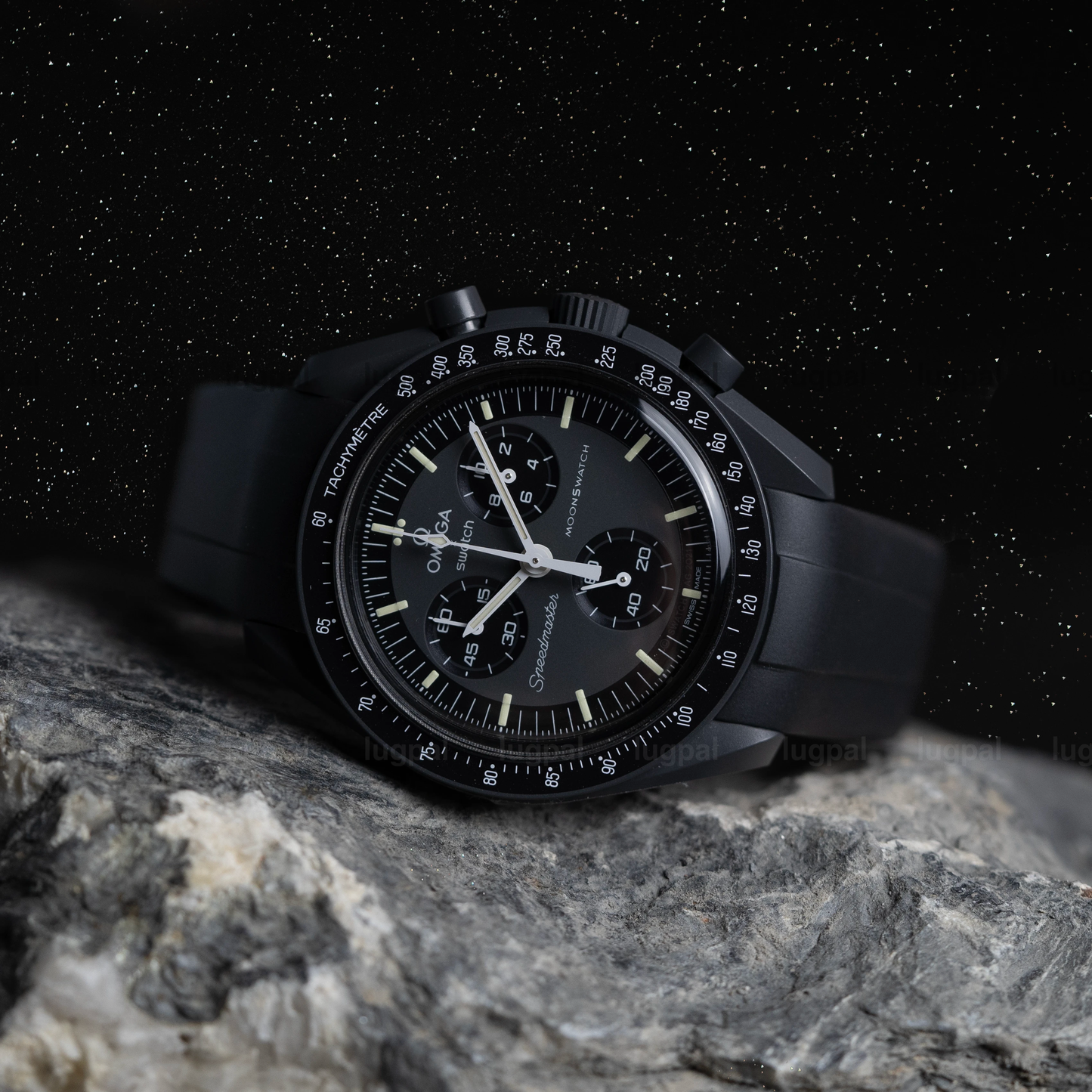 Black Moonwatch Strap