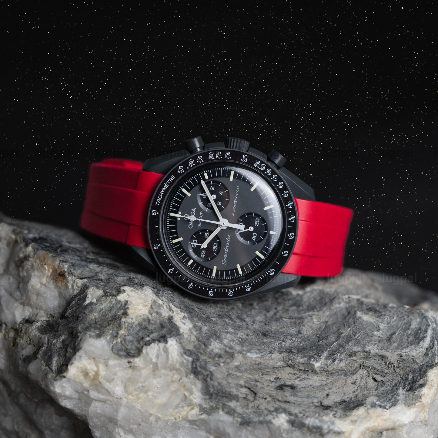 Bright Red Moonwatch Strap