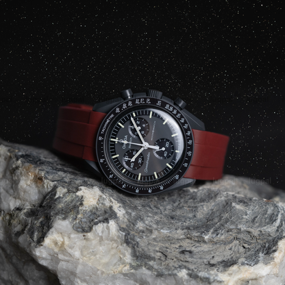 Dark Red Moonwatch Strap