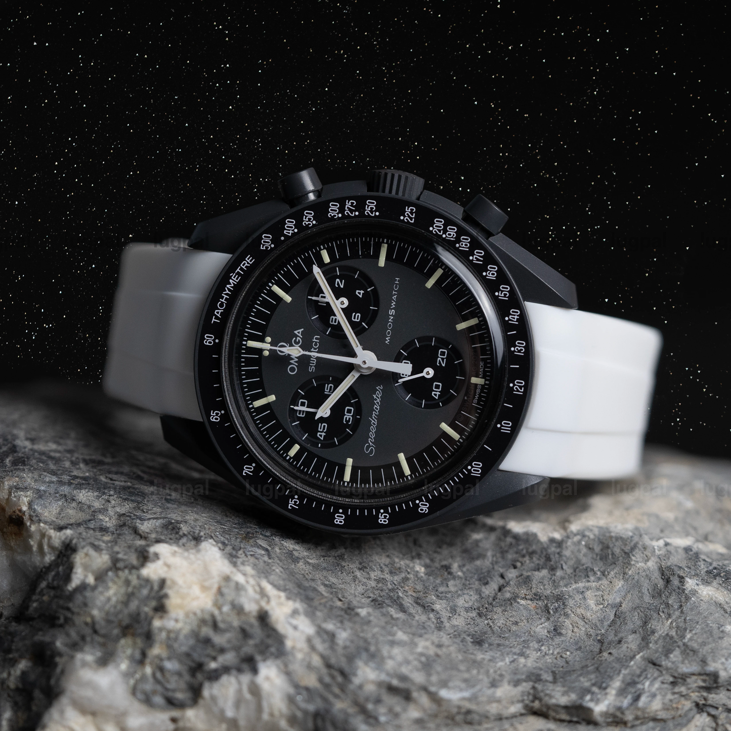 White Moonwatch Strap