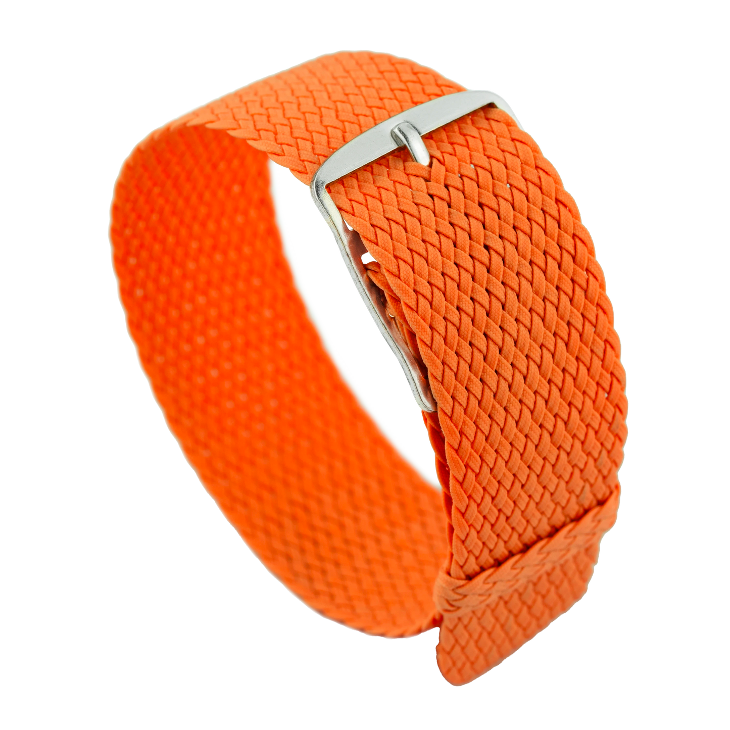 Orange Perlon Watch Strap