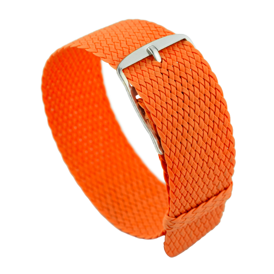 Orange Perlon Watch Strap