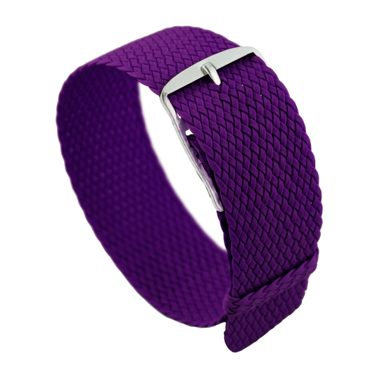 Purple Perlon Watch Strap