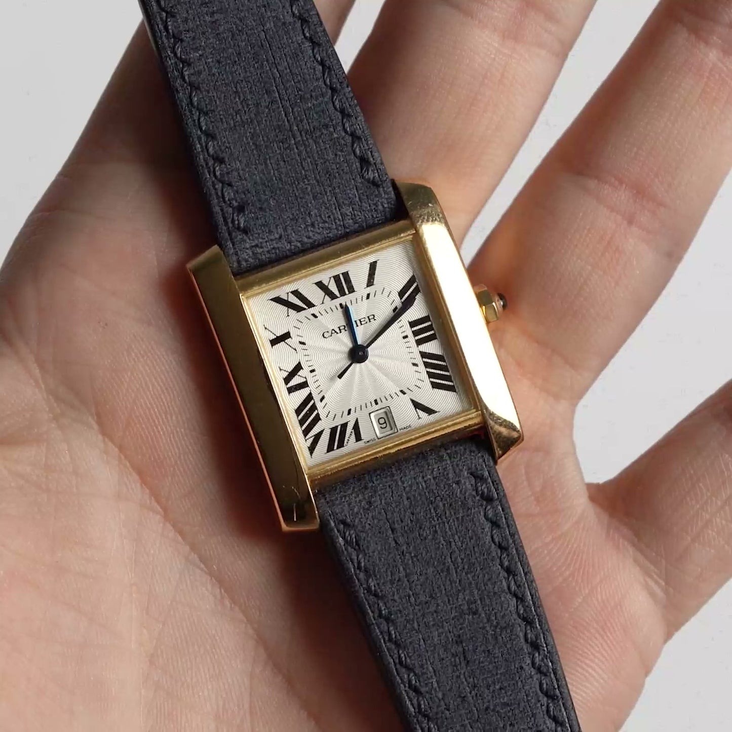 Blue Babele Watch Strap for Cartier Deployment Clasps